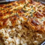 Garlic Butter Chicken and Rice Casserole 30 Minutes Easy Delicious