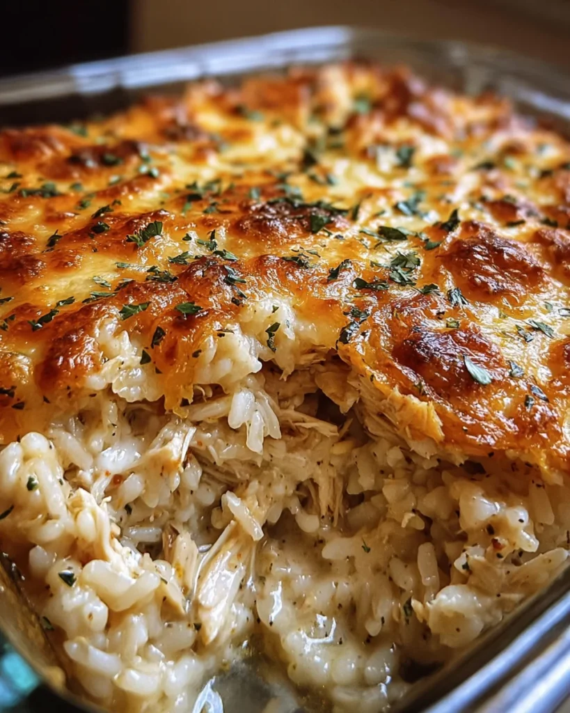 Garlic Butter Chicken and Rice Casserole 30 Minutes Easy Delicious