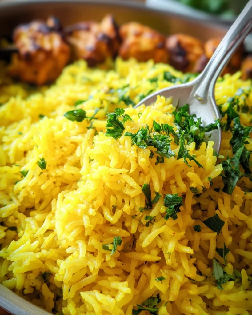 Garlic Turmeric Rice