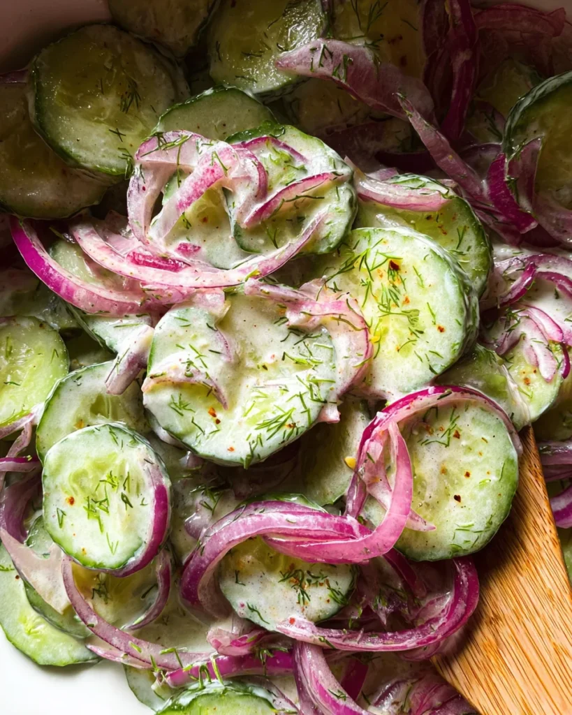 Greek Yogurt Cucumber Salad