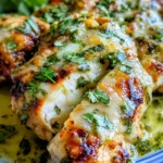 Grilled Salsa Verde Pepper Jack Chicken