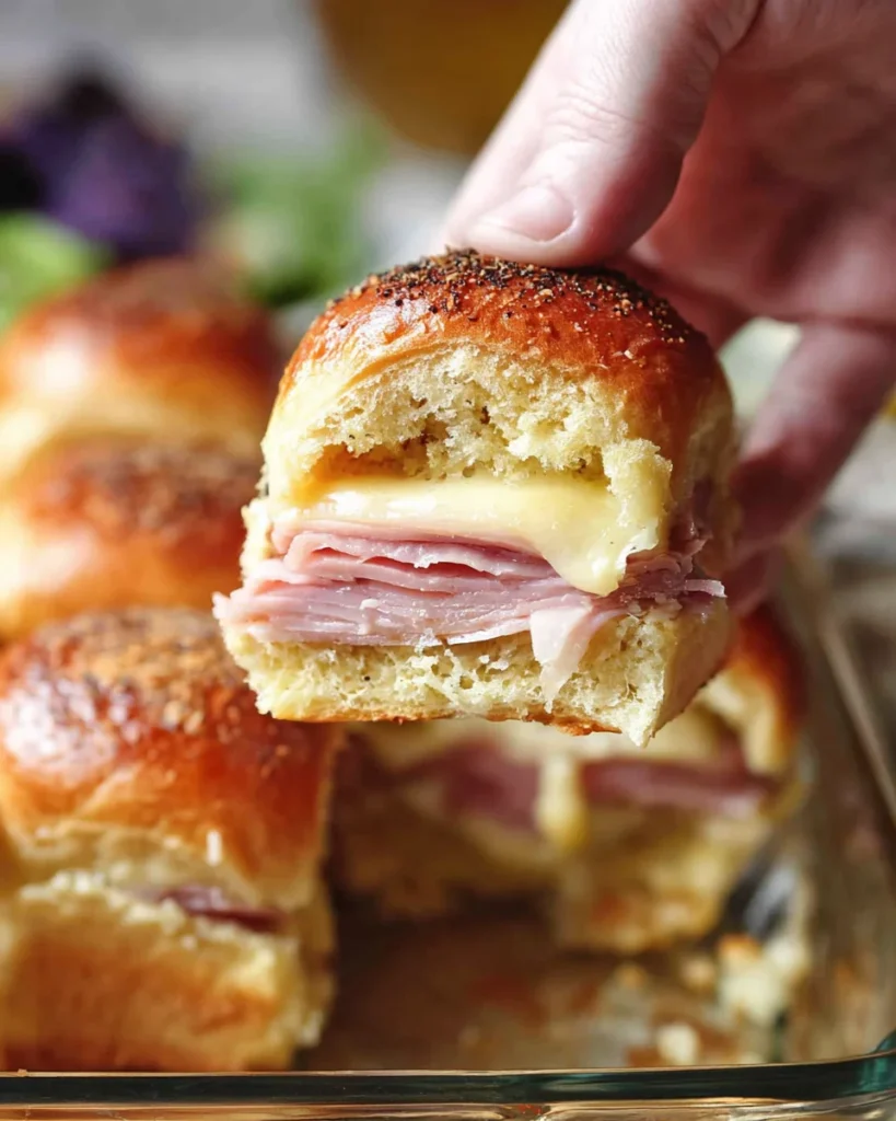 Ham and Havarti Cheese Sliders