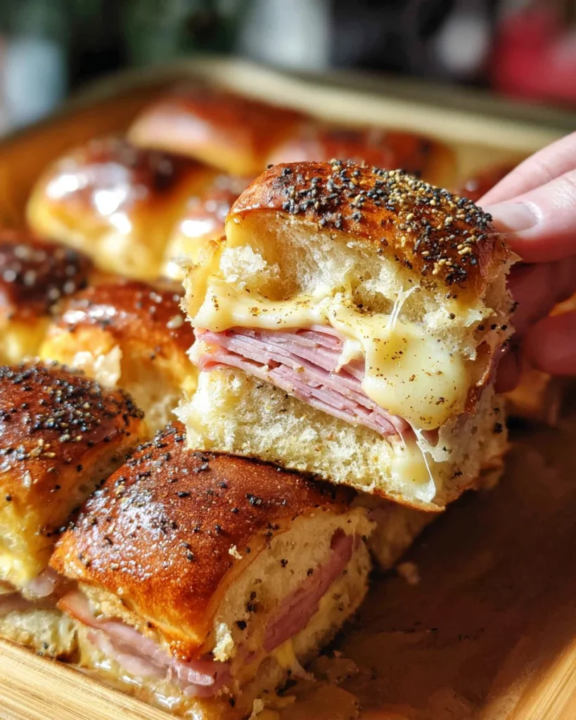 Ham and Havarti Cheese Sliders