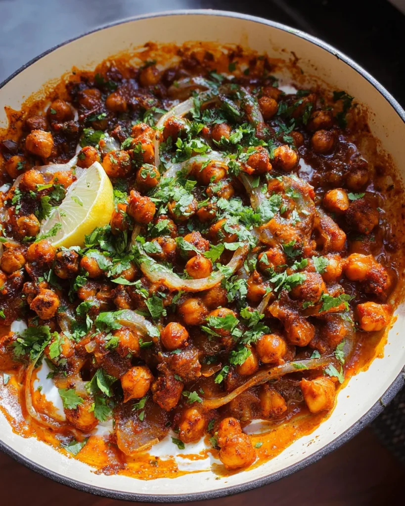 Harissa Chickpeas