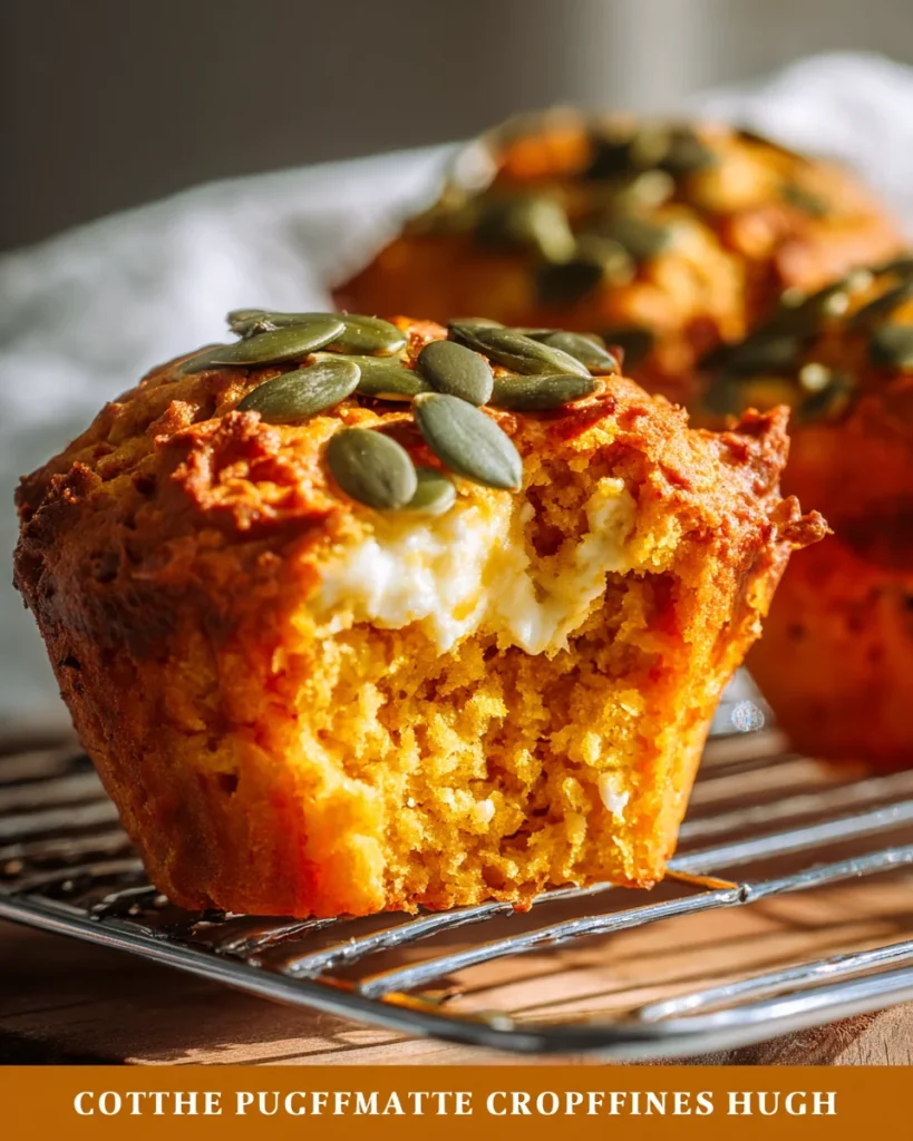 High-Protein, Cottage Cheese Pumpkin Muffins