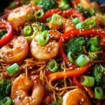 High-Protein Shrimp Stir Fry with Noodles (25-Minutes)