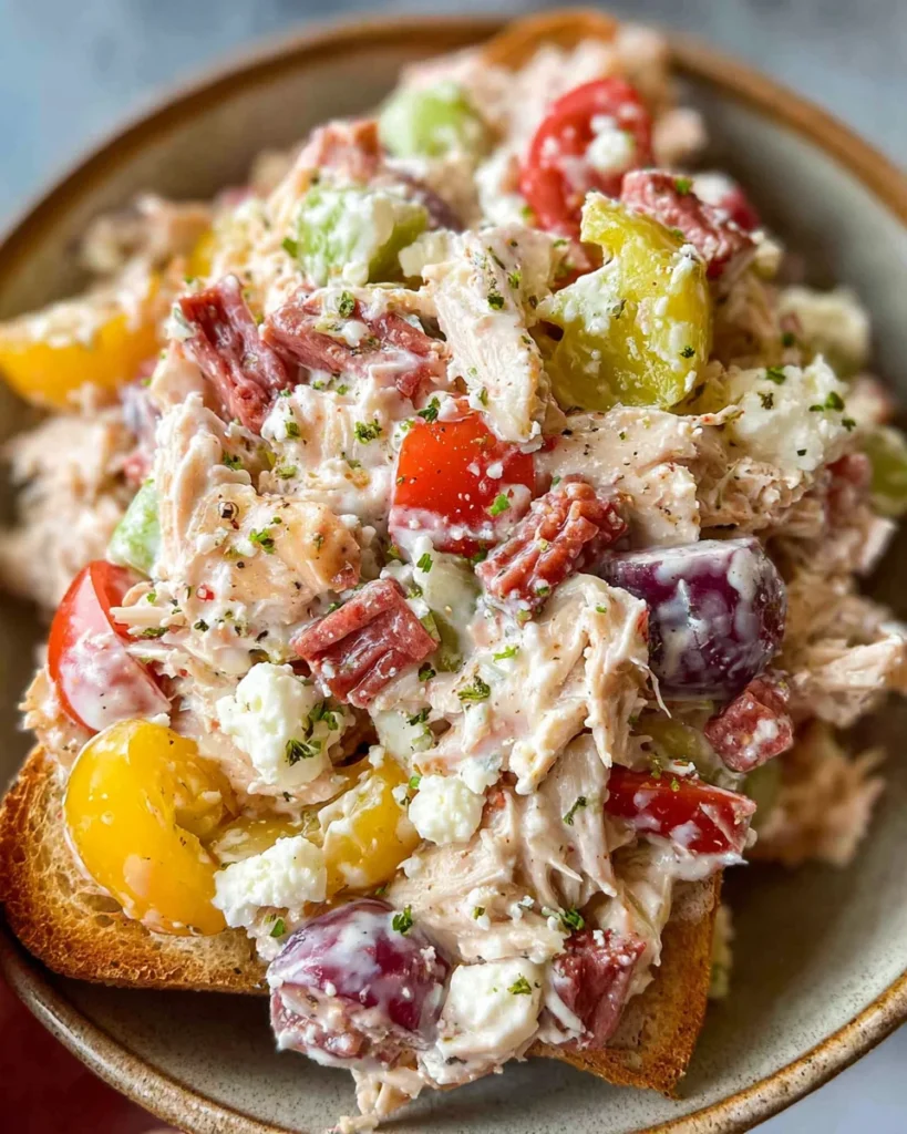 Italian Grinder Chicken Salad