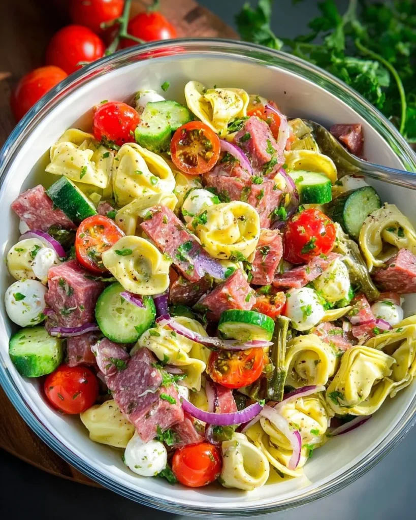 Italian Tortellini Pasta Salad Recipe