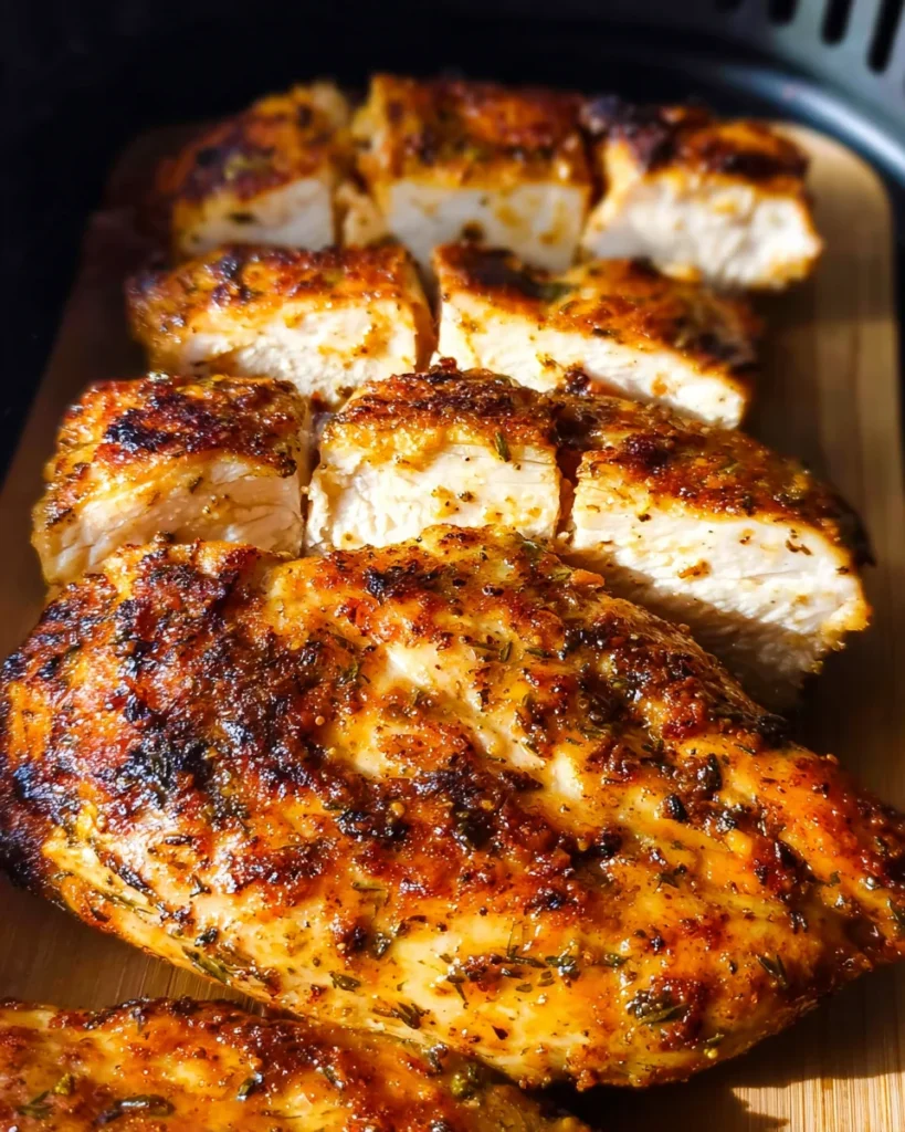 Juicy Air Fryer Chicken Breasts