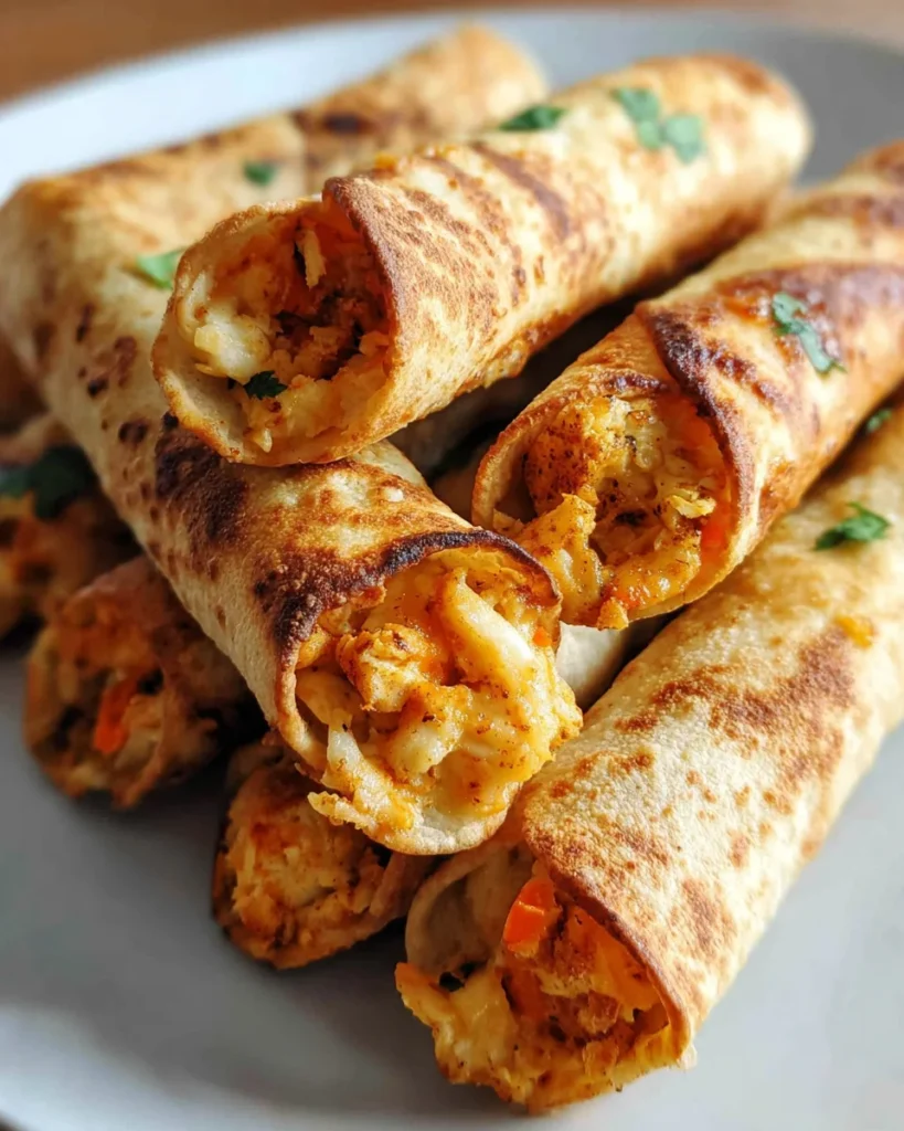 Kid-Friendly Homemade Air Fryer Chicken Taquitos