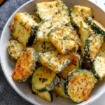 Low-Calorie Air Fryer Zucchini Parmesan