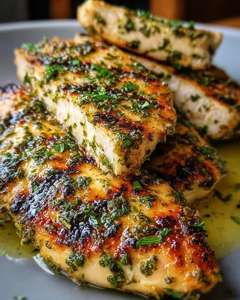 Mediterranean Herb Crusted Grilled Chicken