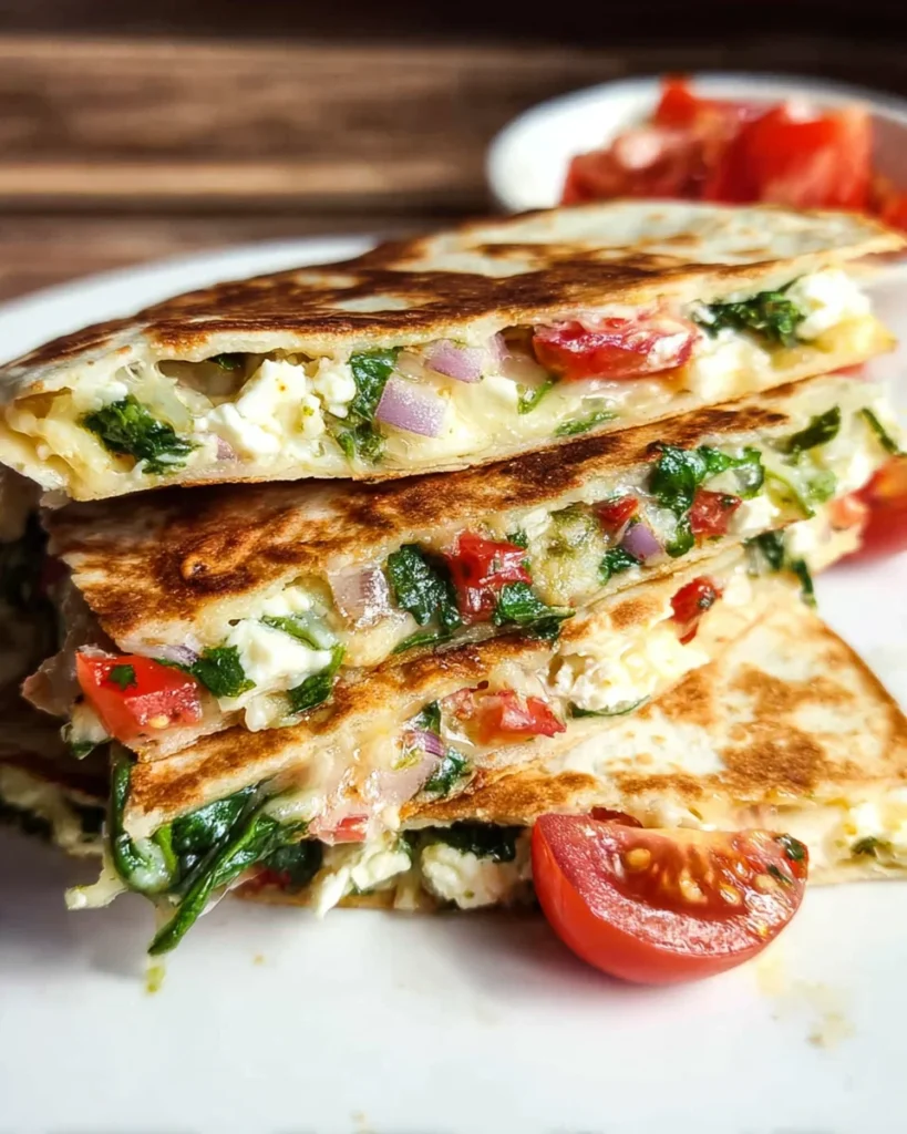 Mediterranean Quesadillas