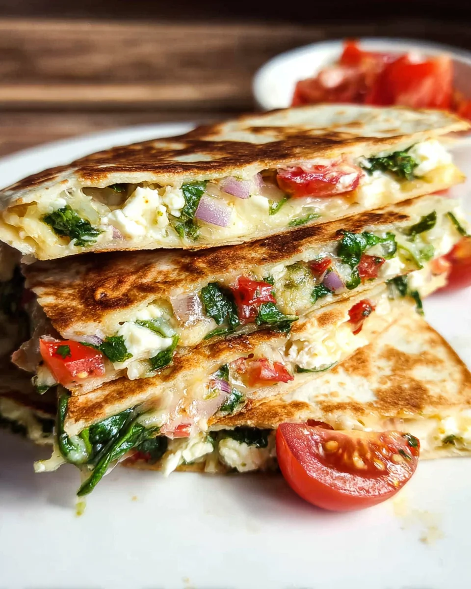 Mediterranean Quesadillas