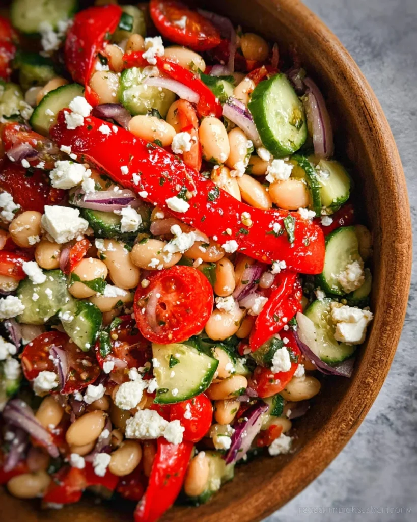 Mediterranean White Bean Salad