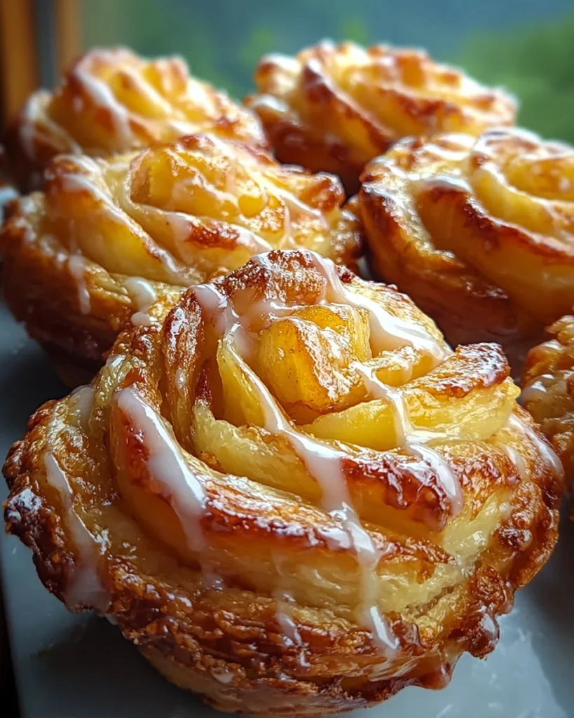 Peach Pie Cruffins Recipe