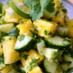 Pineapple Cucumber Salad