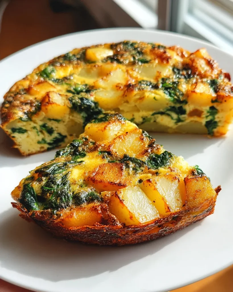 Potato and Spinach Frittata