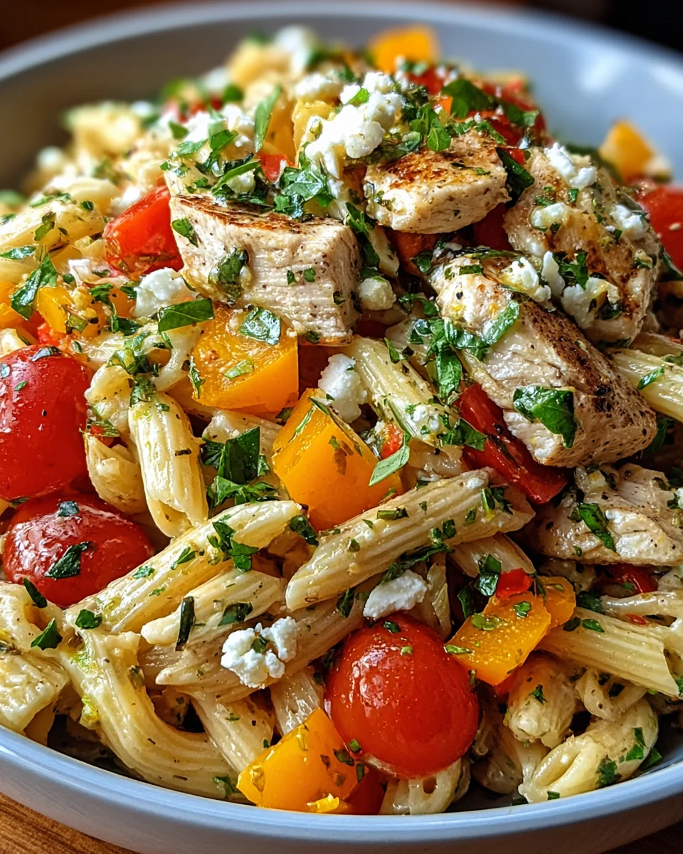 Protein-Packed Chicken Pasta Salad
