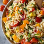 Rainbow Orzo Salad