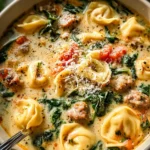Sausage Tortellini Soup