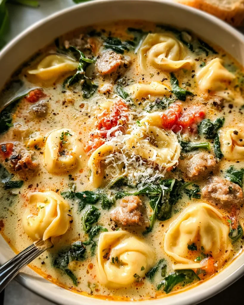 Sausage Tortellini Soup