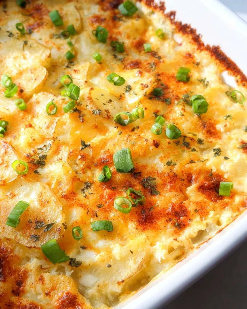 Sour Cream Potato Bake Recipe (Cheesy Casserole!)