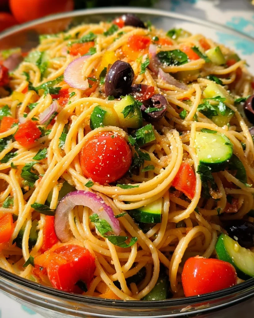 Spaghetti Pasta Salad