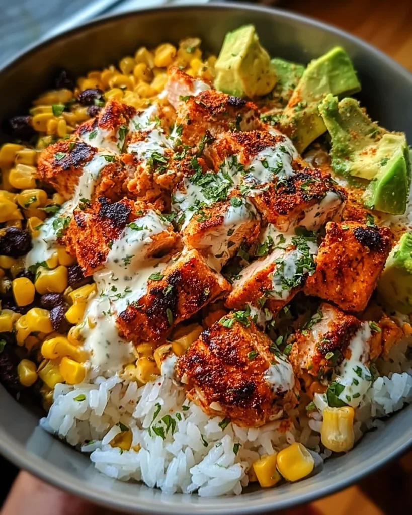 Street Corn Chicken Bowl: A Flavorful & Easy Recipe