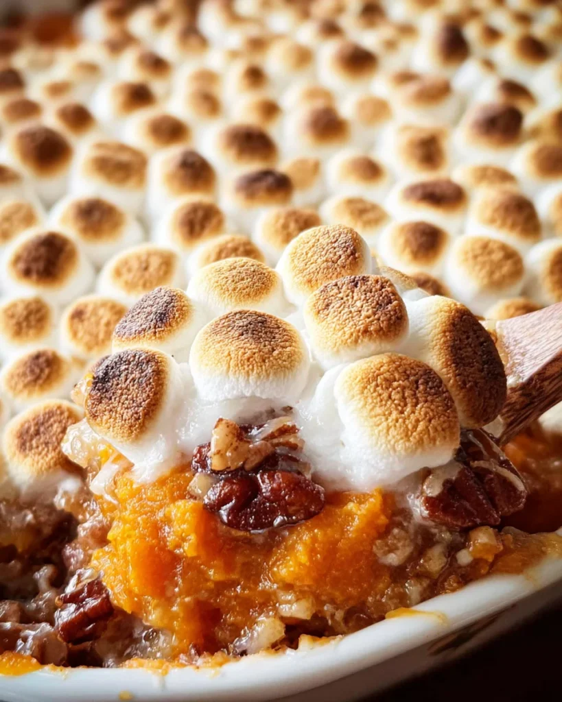 Sweet Potato Casserole with Marshmallows