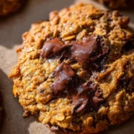 Sweet potato oatmeal chocolate chip cookies (vegan)