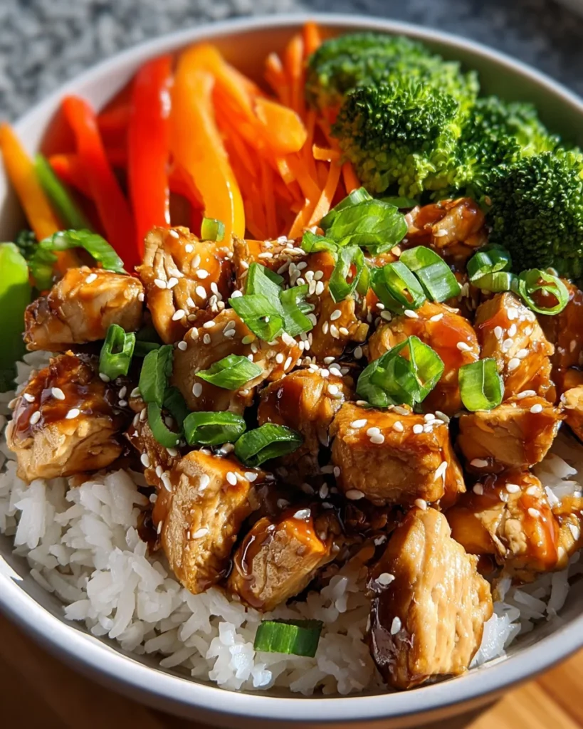 Teriyaki Chicken Rice Bowl