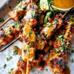 Thai Satay Chicken with Peanut Sauce
