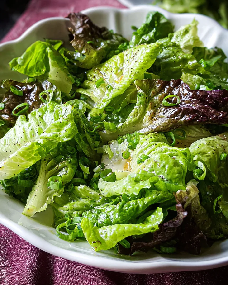 The Best Italian Green Salad
