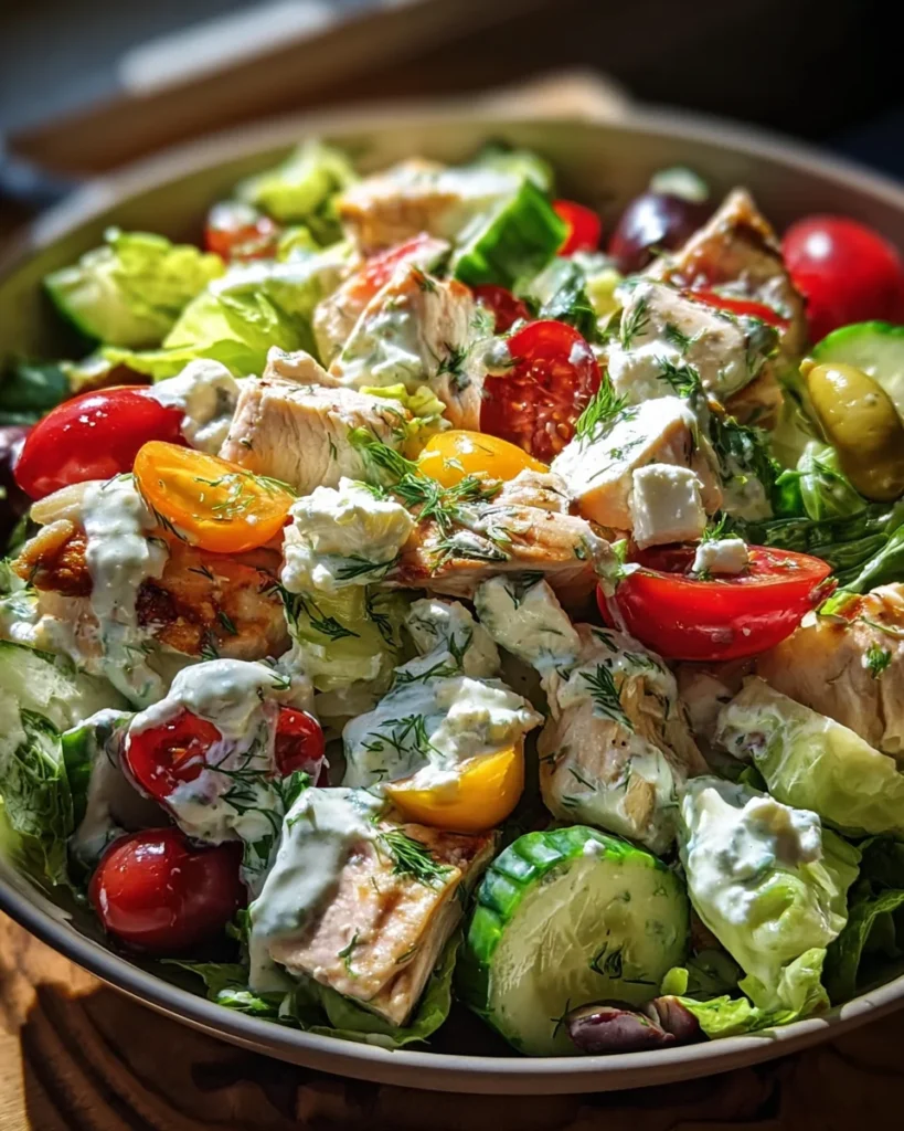 Tzatziki Chicken Salad