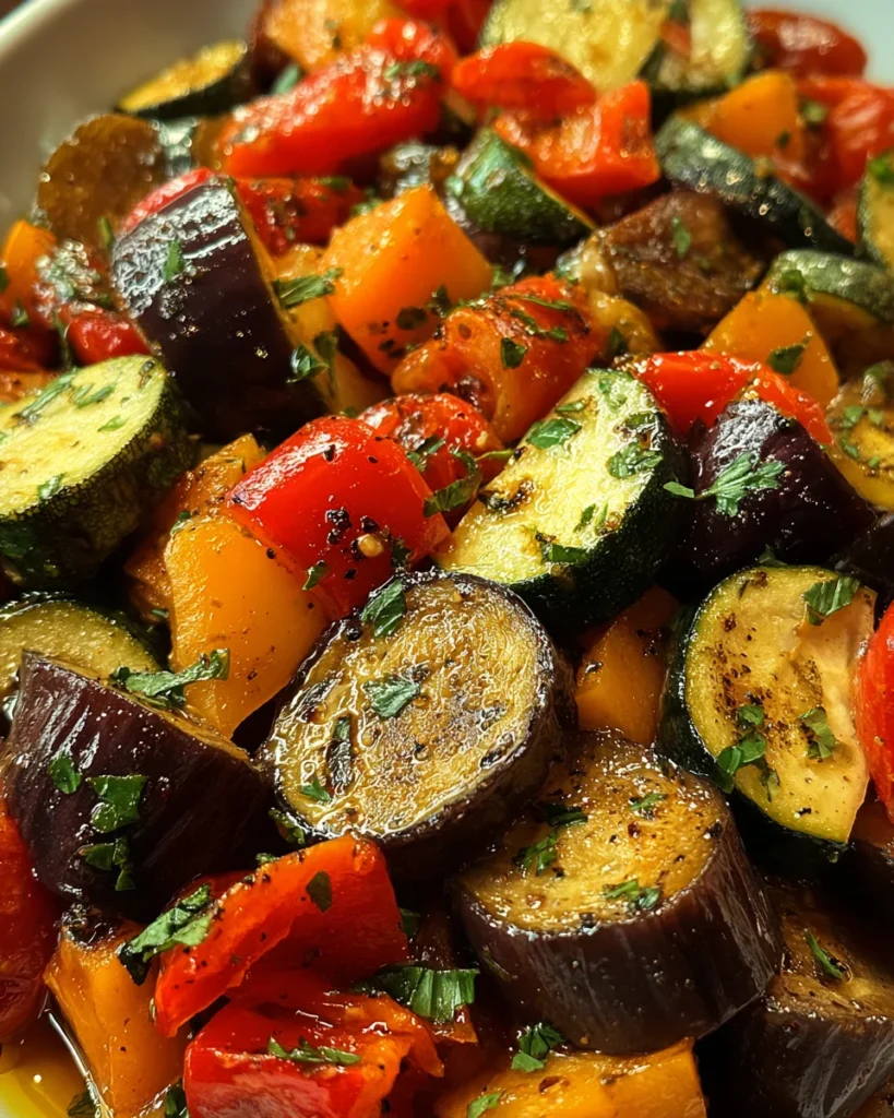 Yummy Eggplant and Zucchini Ratatouille