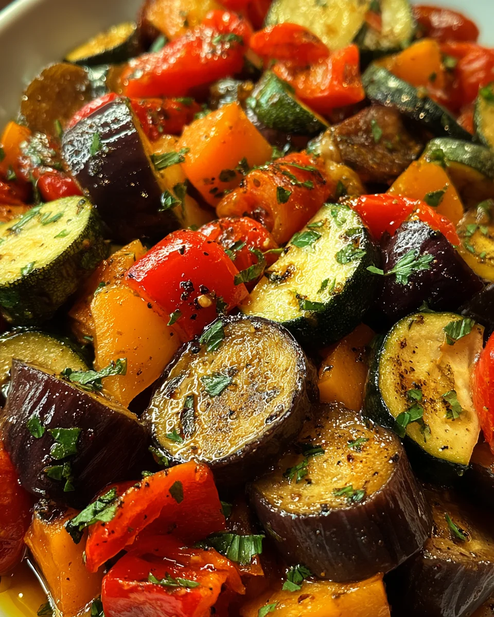 Yummy Eggplant and Zucchini Ratatouille