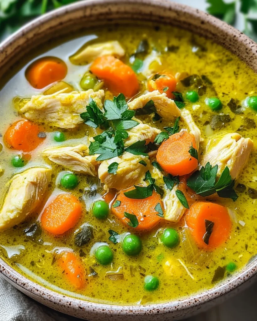 Anti Inflammatory Turmeric Chicken Soup