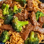 Beef and Broccoli Ramen Stir Fry