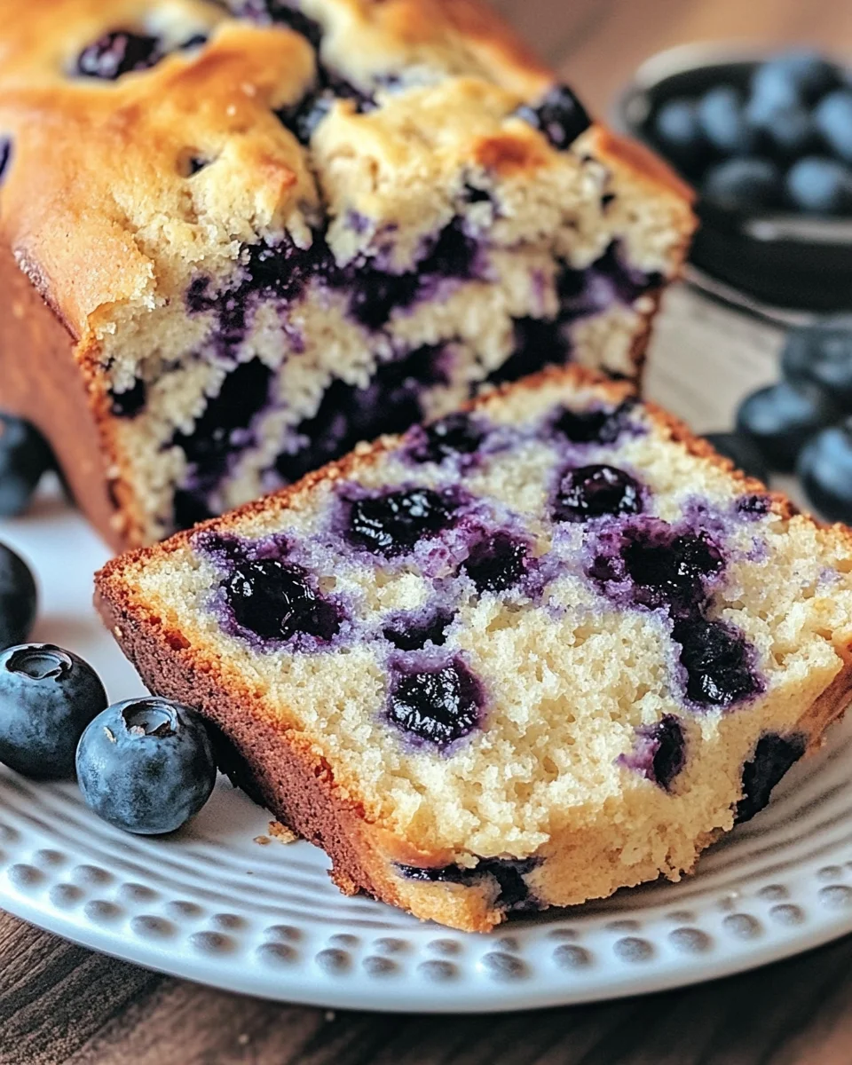 Blueberry Cream Cheese Bread