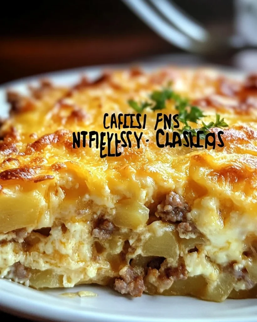 Cheesy Potato Breakfast Casserole