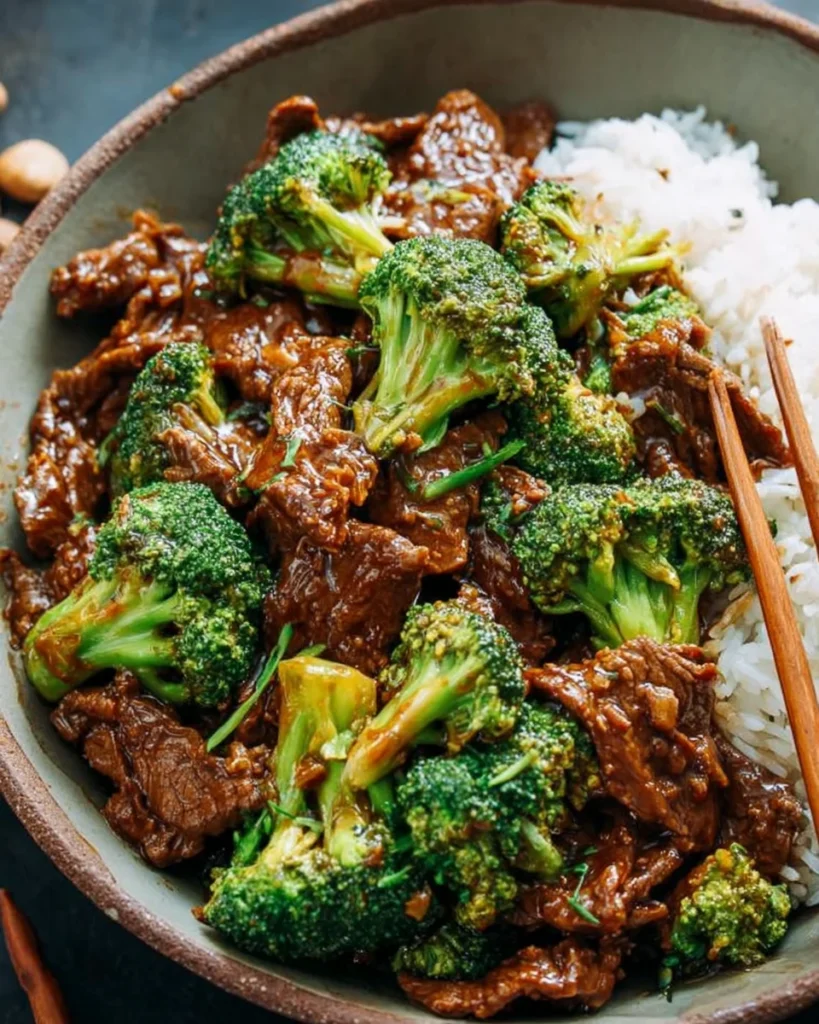 Chinese Beef and Broccoli (牛肉炒西兰花)