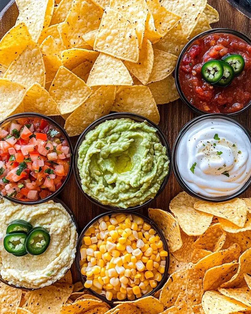 Chips and dip platter