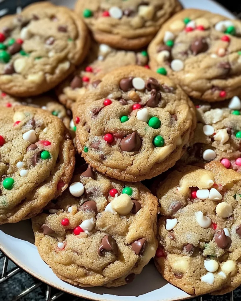 Christmas Chocolate Chip Cookies