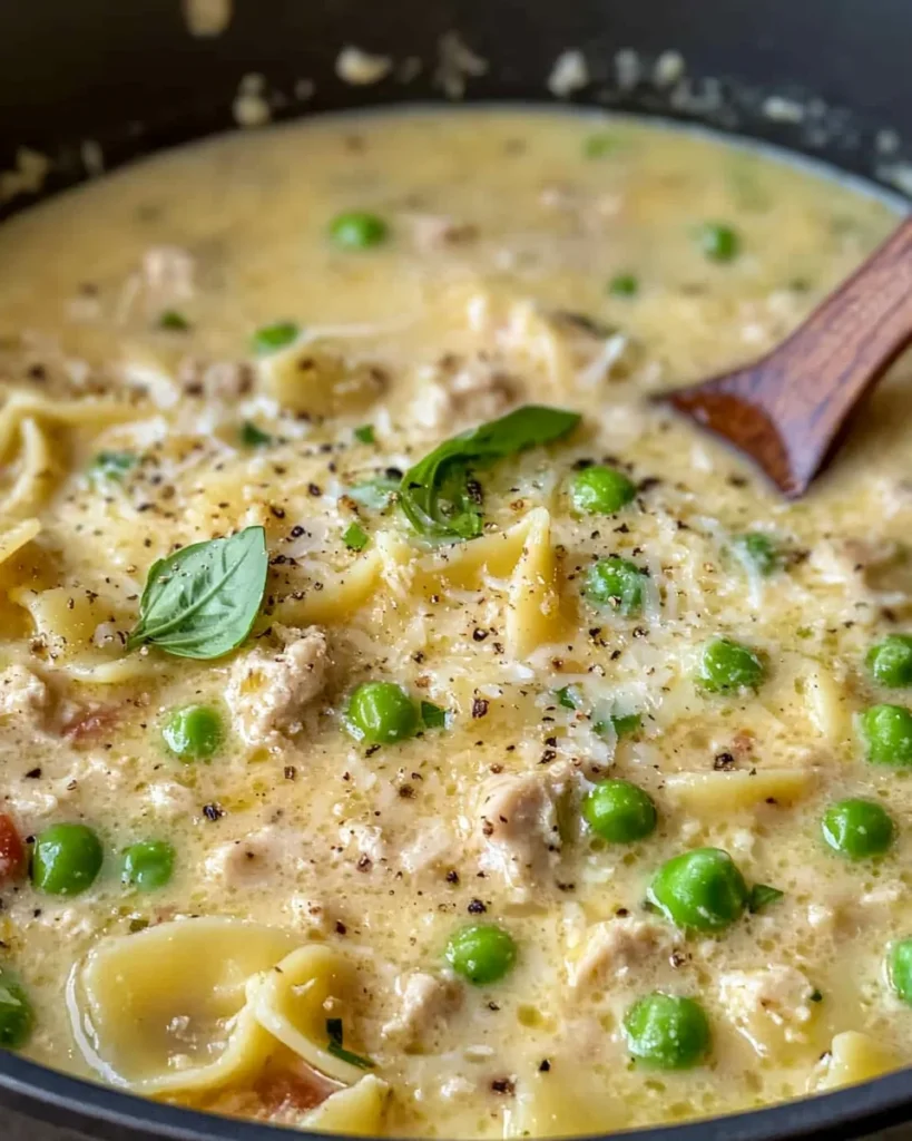 Creamy Italian Ground Chicken Soup