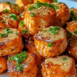 Crispy Bang Bang Salmon Bites