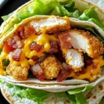 Crispy Chicken Bacon Ranch Wrap