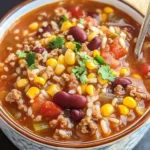 Crock Pot Taco Rice Soup Recipe