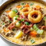 Easy Cheeseburger Soup Recipe