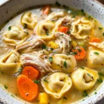 Easy Chicken Tortellini Soup